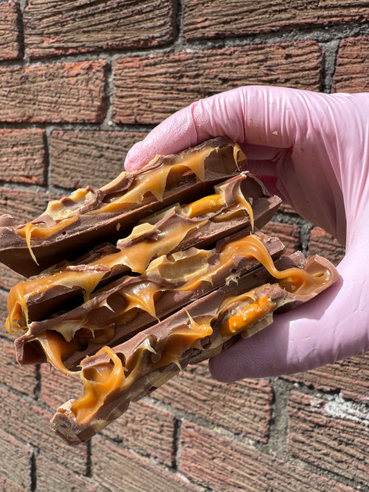 Caramel pretzel filled Bar